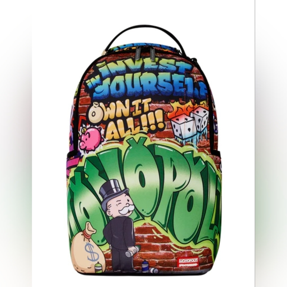 Sprayground MONOPOLY GRAFFITI GOLD RUSH DLXR BACKPACK